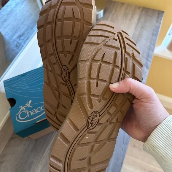 Chaco Women's Z1 Classic Bone Brown Sandals - Picture 3 of 5